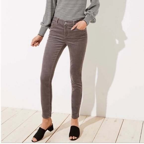 NWT LOFT Corduroy Modern Skinny Pants 2 - Picture 1 of 5